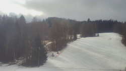 Dojezd hlavní sjezdovky