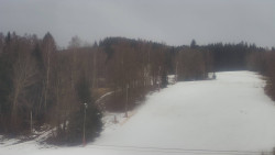 Dojezd hlavní sjezdovky