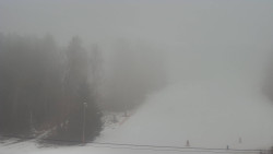 Dojezd hlavní sjezdovky