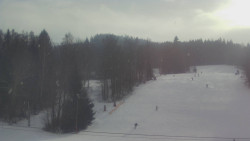 Dojezd hlavní sjezdovky