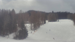 Dojezd hlavní sjezdovky