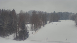 Dojezd hlavní sjezdovky