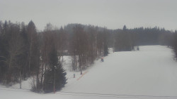 Dojezd hlavní sjezdovky