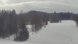 Dojezd hlavní sjezdovky