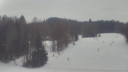 Dojezd hlavní sjezdovky