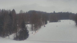 Dojezd hlavní sjezdovky