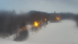 Dojezd hlavní sjezdovky