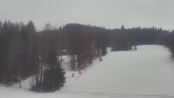 Dojezd hlavní sjezdovky