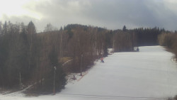 Dojezd hlavní sjezdovky