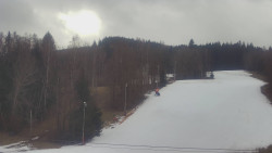 Dojezd hlavní sjezdovky