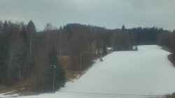 Dojezd hlavní sjezdovky