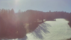 Dojezd hlavní sjezdovky