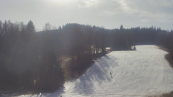 Dojezd hlavní sjezdovky