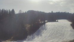 Dojezd hlavní sjezdovky