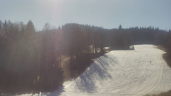 Dojezd hlavní sjezdovky