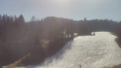 Dojezd hlavní sjezdovky