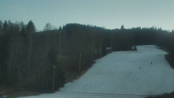 Dojezd hlavní sjezdovky