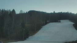 Dojezd hlavní sjezdovky