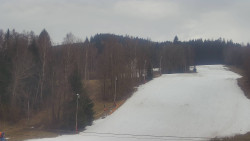 Dojezd hlavní sjezdovky