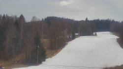 Dojezd hlavní sjezdovky