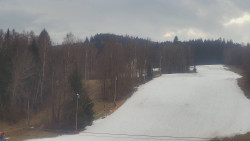 Dojezd hlavní sjezdovky