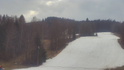 Dojezd hlavní sjezdovky