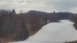 Dojezd hlavní sjezdovky