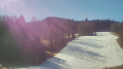 Dojezd hlavní sjezdovky