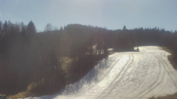 Dojezd hlavní sjezdovky