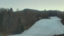 Dojezd hlavní sjezdovky