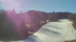 Dojezd hlavní sjezdovky