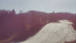 Dojezd hlavní sjezdovky