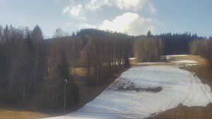 SKICENTRUM Miroslav Lipová Lázně - Dojezd hlavní sjezdovky - 15.3.2026 v 09:55