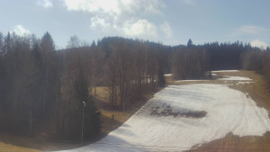 SKICENTRUM Miroslav Lipová Lázně - Dojezd hlavní sjezdovky - 15.3.2026 v 10:55