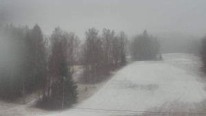 SKICENTRUM Miroslav Lipová Lázně - Dojezd hlavní sjezdovky - 17.3.2026 v 07:45