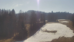 Dojezd hlavní sjezdovky