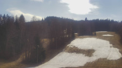 Dojezd hlavní sjezdovky