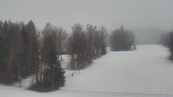 Dojezd hlavní sjezdovky