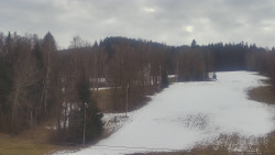 Dojezd hlavní sjezdovky