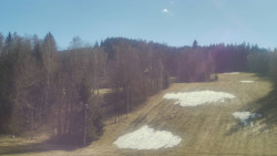 Dojezd hlavní sjezdovky