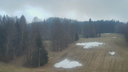 Dojezd hlavní sjezdovky