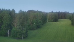 Dojezd hlavní sjezdovky