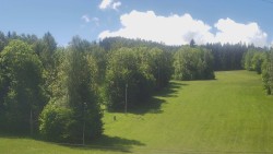Dojezd hlavní sjezdovky