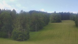 Dojezd hlavní sjezdovky