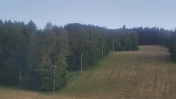 Dojezd hlavní sjezdovky