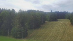 Dojezd hlavní sjezdovky
