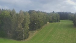 Dojezd hlavní sjezdovky