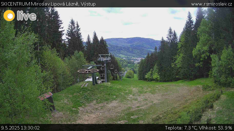SKICENTRUM Miroslav Lipová Lázně - Výstupní stanice lanové dráhy - 9.5.2025 v 13:30 SKICENTRUM Miroslav Lipová Lázně - Výstupní stanice lanové dráhy - 9.5.2025 v 13:30