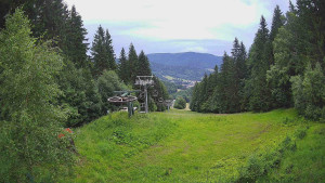 SKICENTRUM Miroslav Lipová Lázně - Výstupní stanice lanové dráhy - 12.7.2025 v 05:45