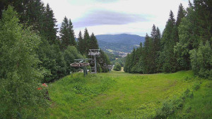 SKICENTRUM Miroslav Lipová Lázně - Výstupní stanice lanové dráhy - 12.7.2025 v 06:45